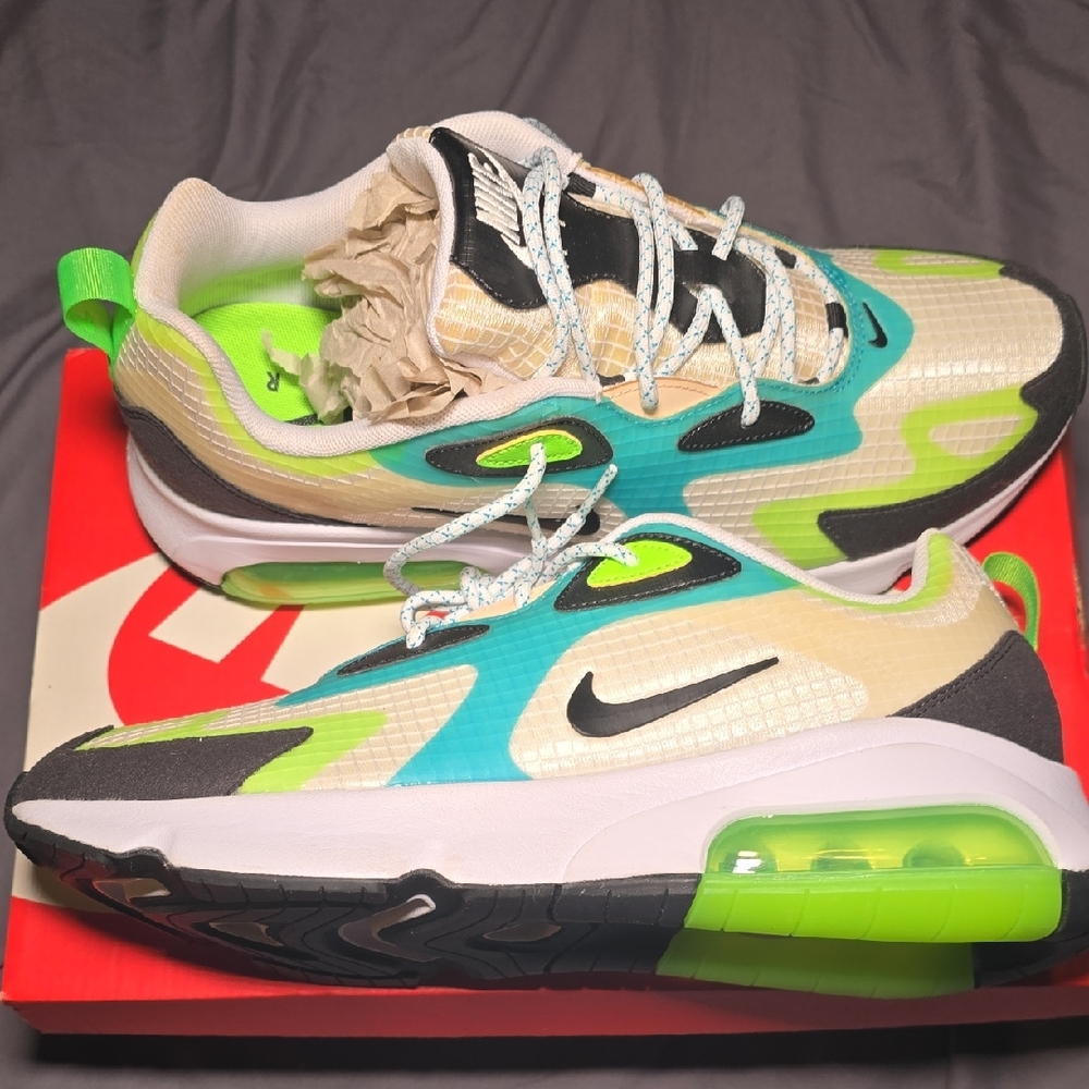 (Brand New, Never worn) Nike  Sneakers - Green, Blue, and Black